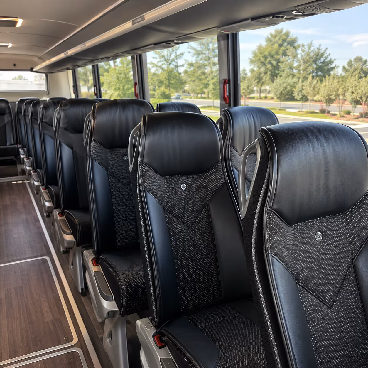 glendora charter bus interior
