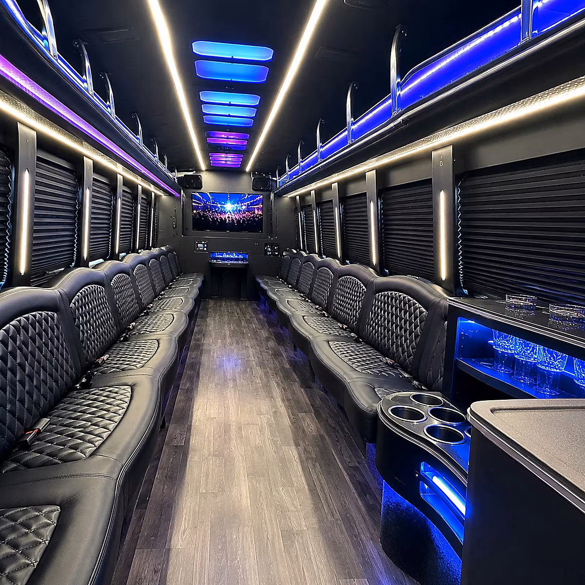 glendora party bus rentals inside