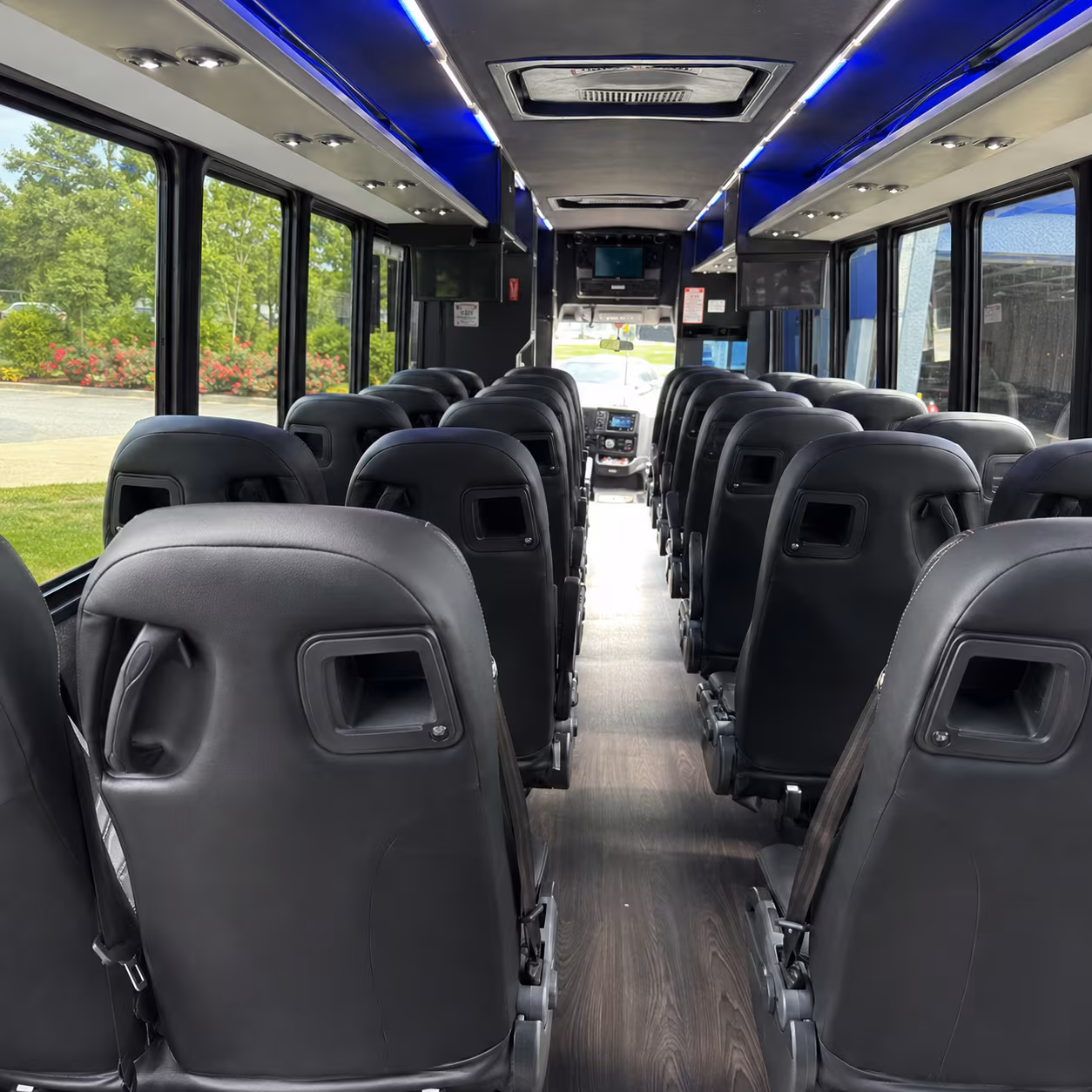 glendora wedding transportation onboard seating