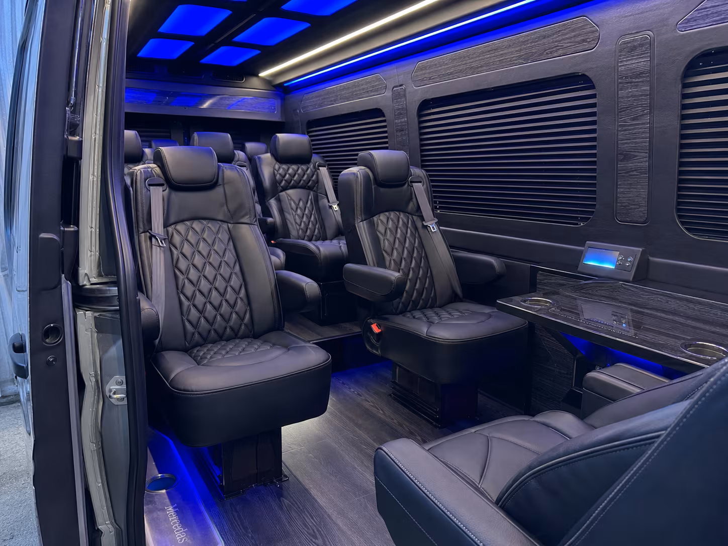sprinter van transportation for groups and events across glendora