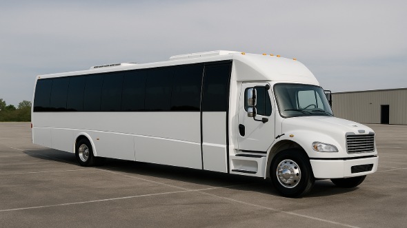 Exterior of Charter Bus Company Glendora's 20 Passenger Mini bus in Glendora