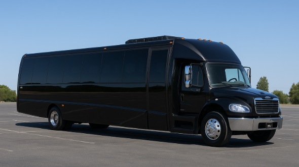 Exterior of Charter Bus Company Glendora's 35 Passenger Minibus in Glendora