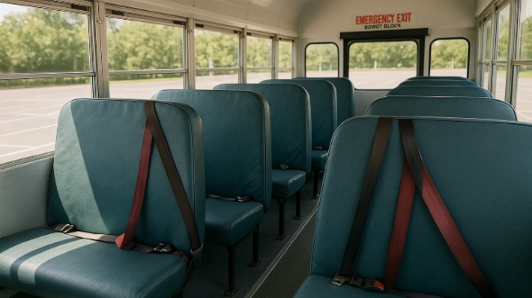 glendora school bus rental interior